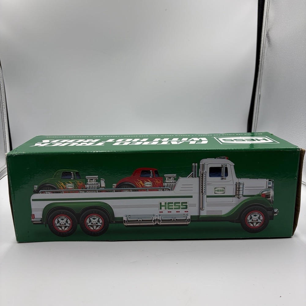 Hess Truck 2022 Flatbed Truck‎ and Hot Rods W/ Led Lights & Sounds